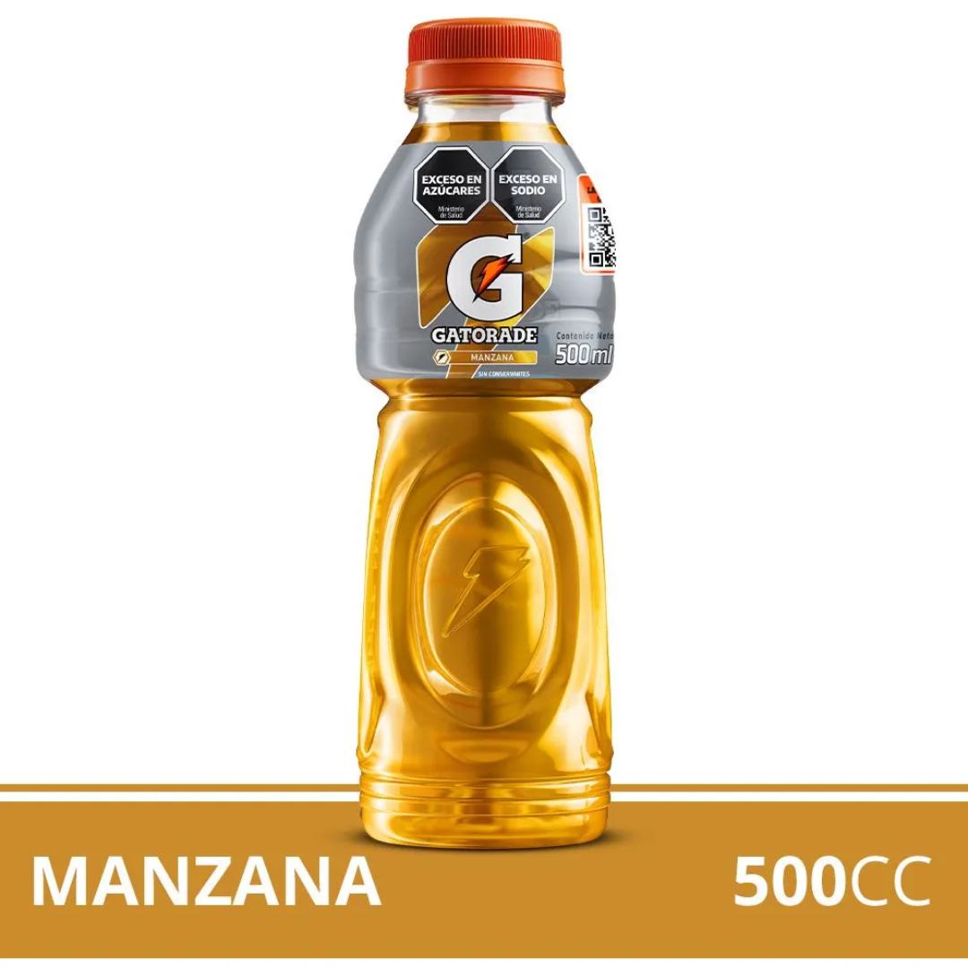 Isotónica Gatorade Manzana Botella 500ml