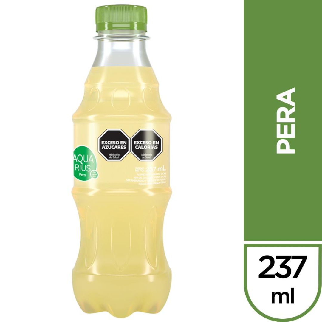 Agua Saborizada Pera Aquarius 237ml