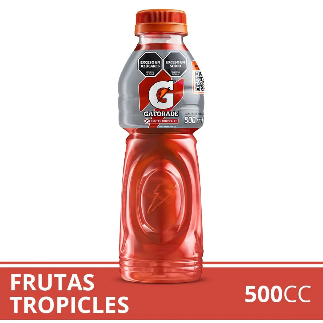 Isotónica Gatorade Frutas Tropicales Botella 500ml