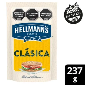 Mayonesa Clásica Hellmanns Sin Tacc Doypack 237g