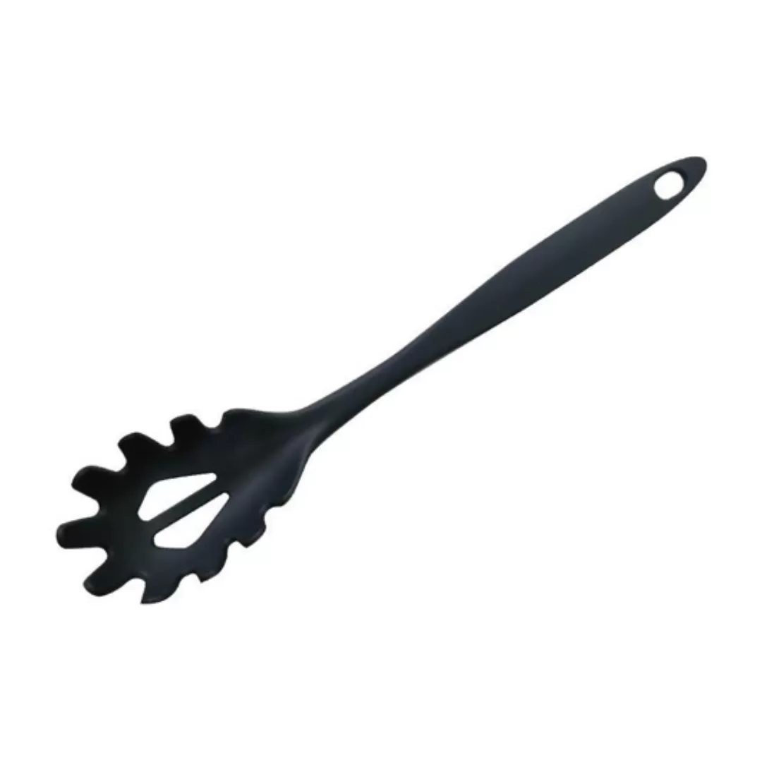 Cuchara P/ Pastas 31cm De Nylon Color Gris Oscuro