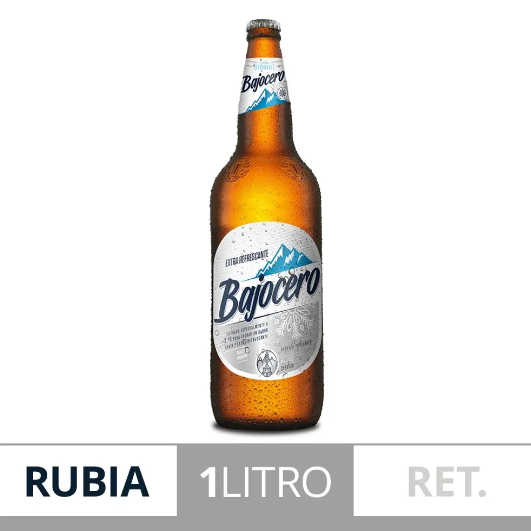 Cerveza Quilmes Bajo Cero Retornable 1000ml
