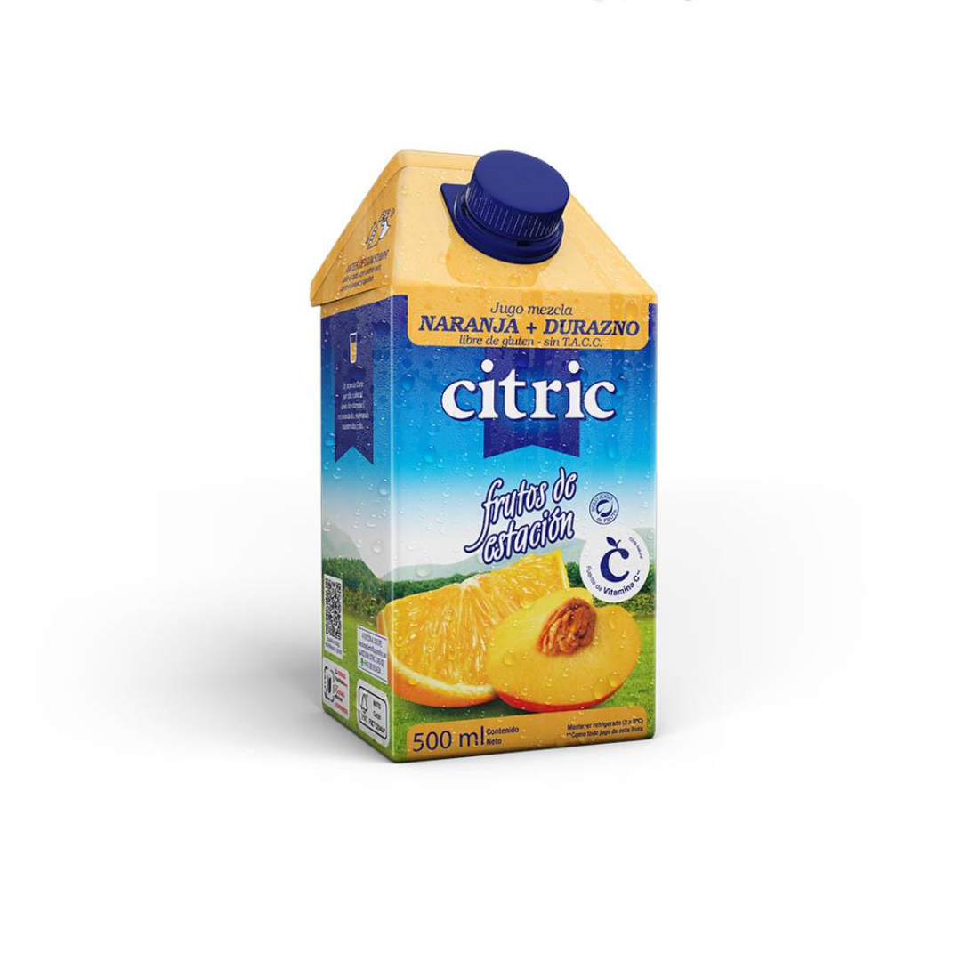 Jugo Citric Naranja y Durazno 500ml