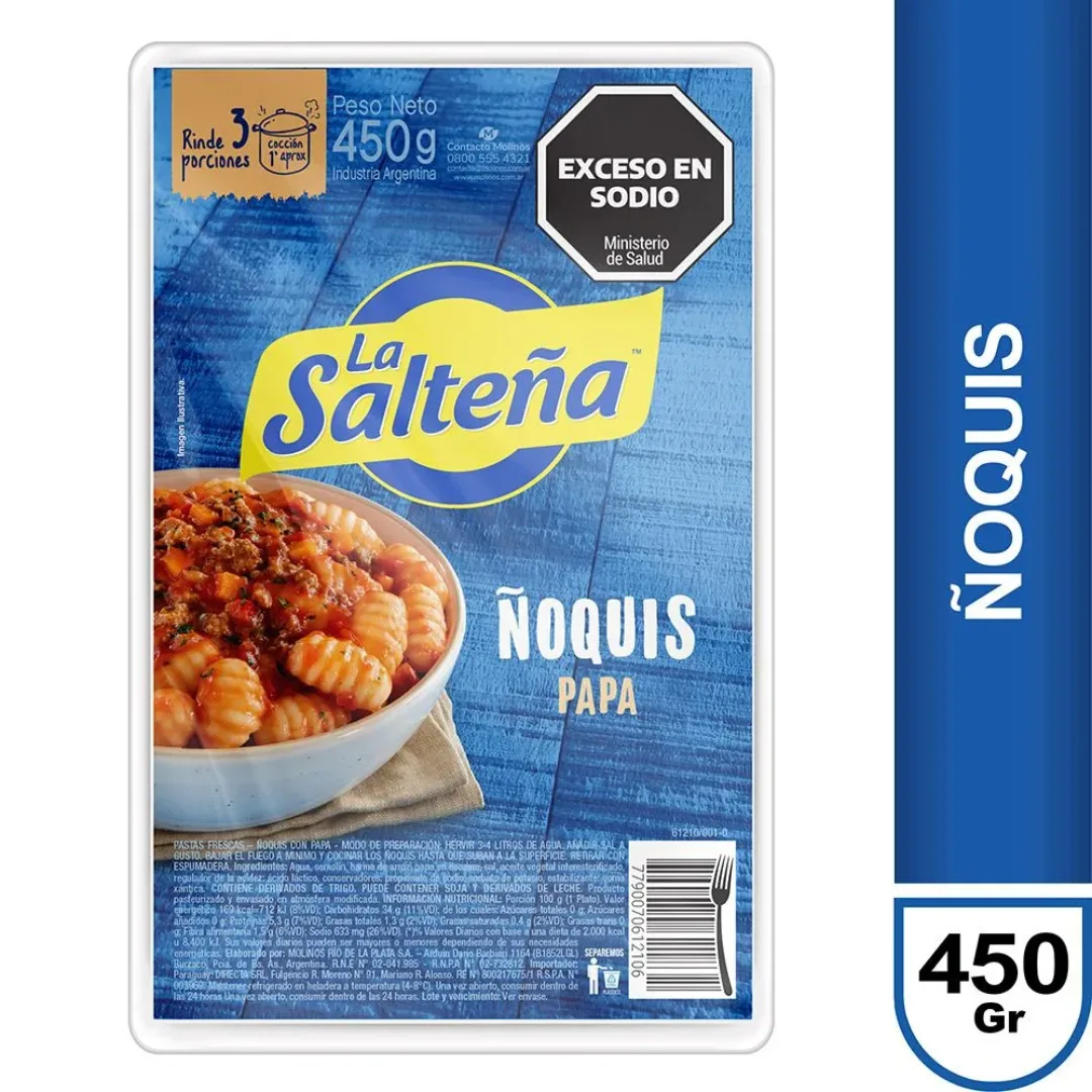 Ñoquis La Salteña 450g
