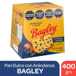 Pan Dulce Bagley con Arandanos y Chips x400gr