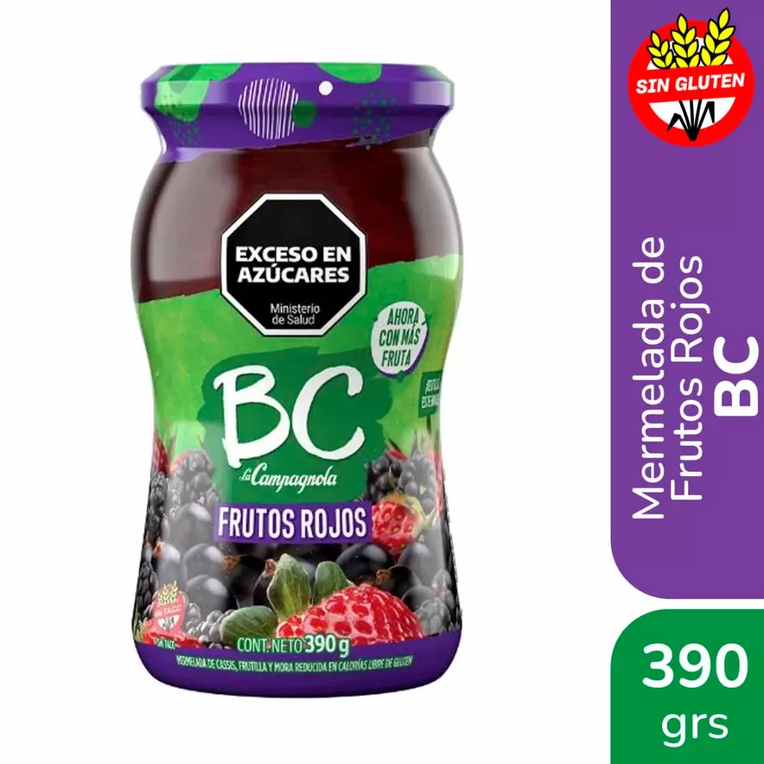 Mermelada Frutos Rojos BC 390gr