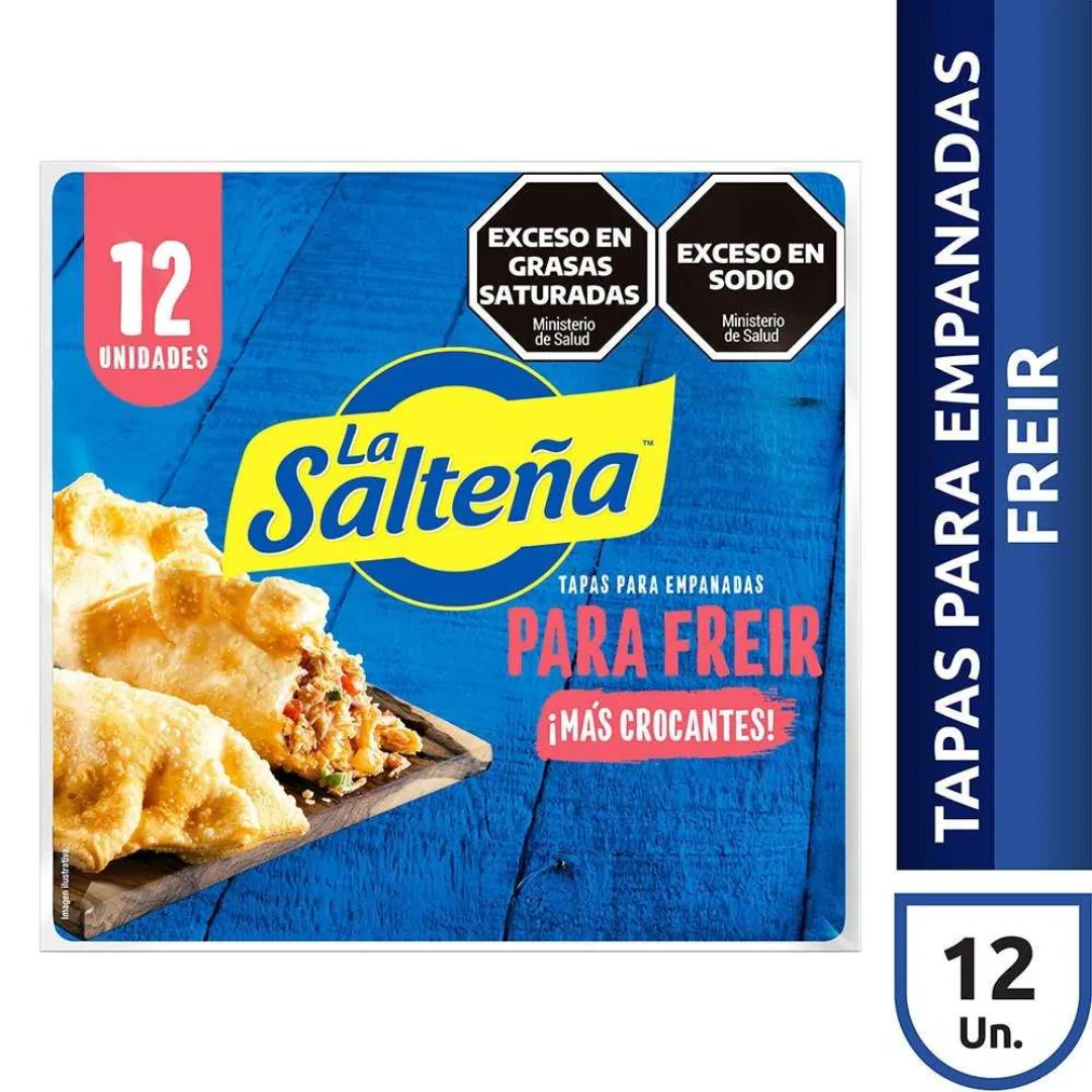 Tapa Empanadas la Salteña Freir 12Un