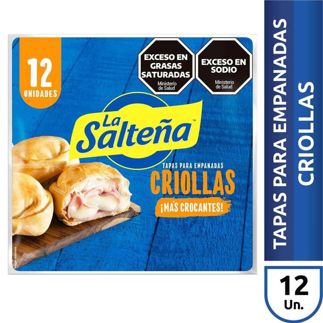 Tapa Empanadas la Salteña Criolla 12Un