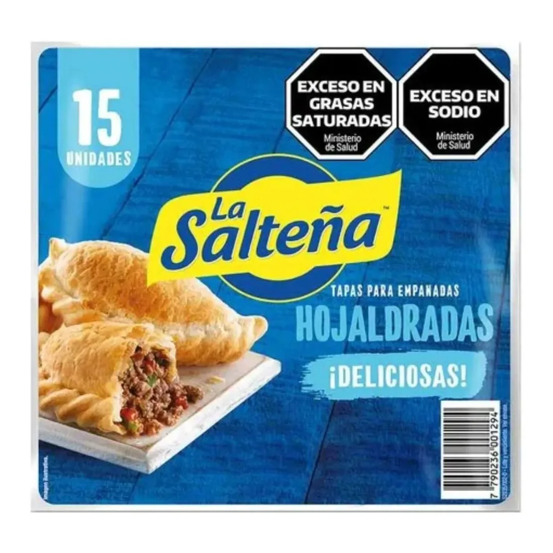 Tapa Empanadas Hojaldre La Salteña 412g 15Un
