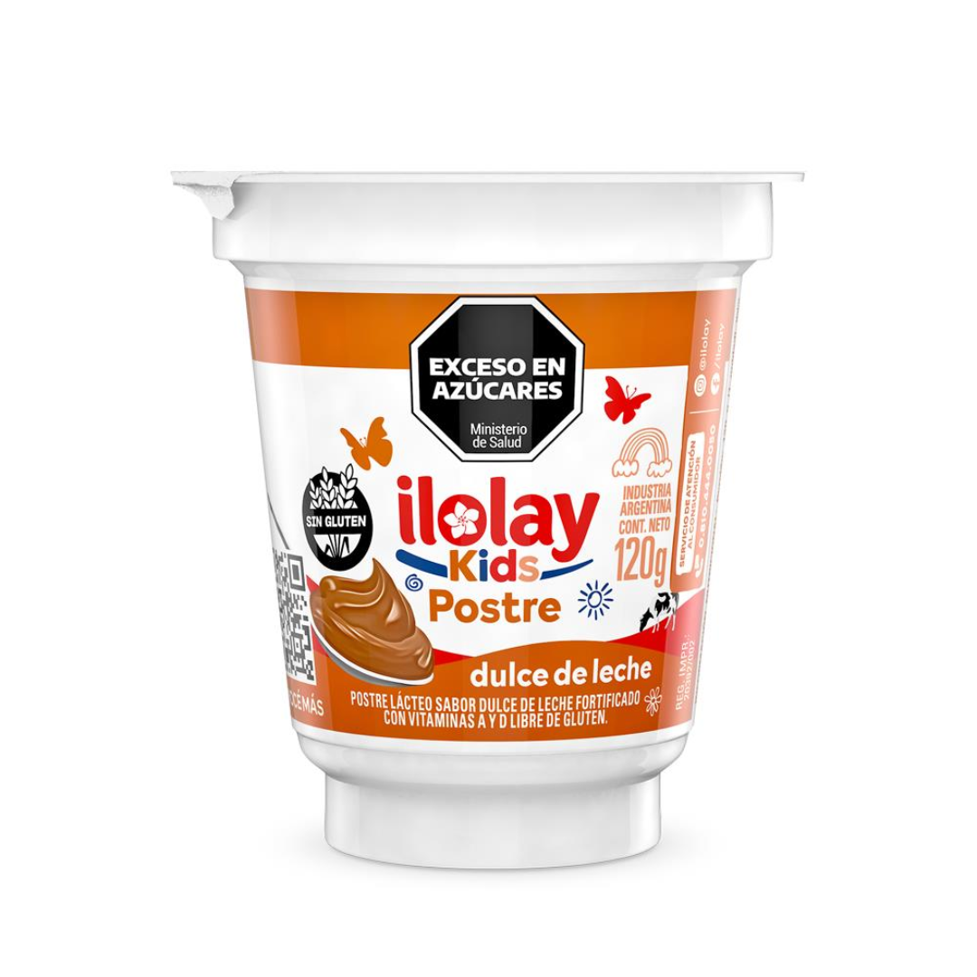 Postre Ilolay Dulce de Leche 120g