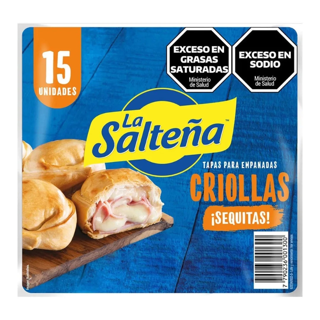 Tapa Empanadas Criolla La Salteña 412g 15Un