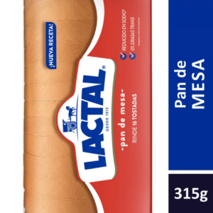 Pan Blanco Lactal 315g