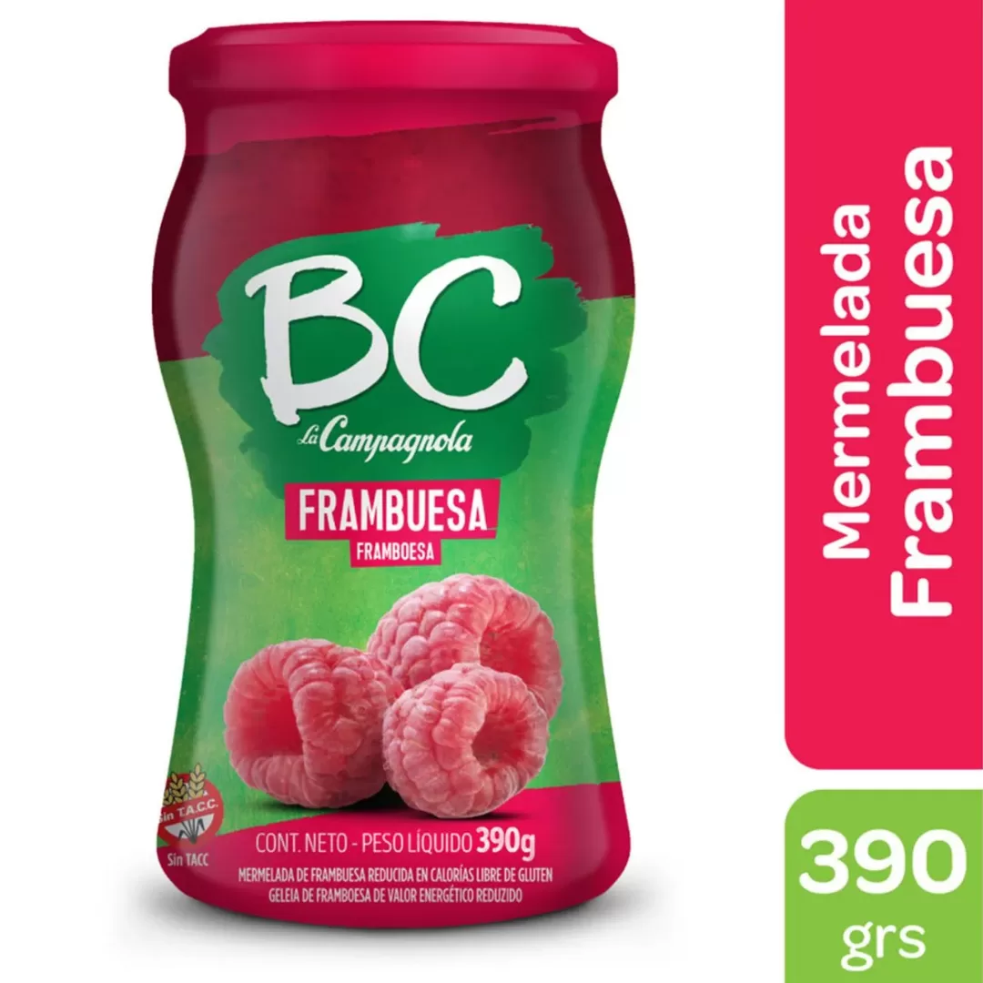Mermelada Frambuesa BC 390gr