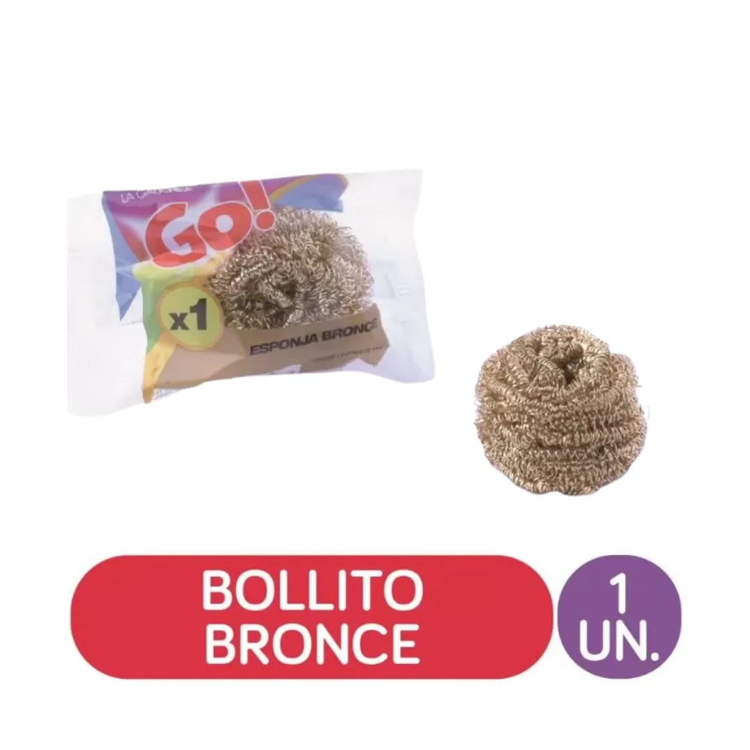 Esponja Bollito De Bronce Go!