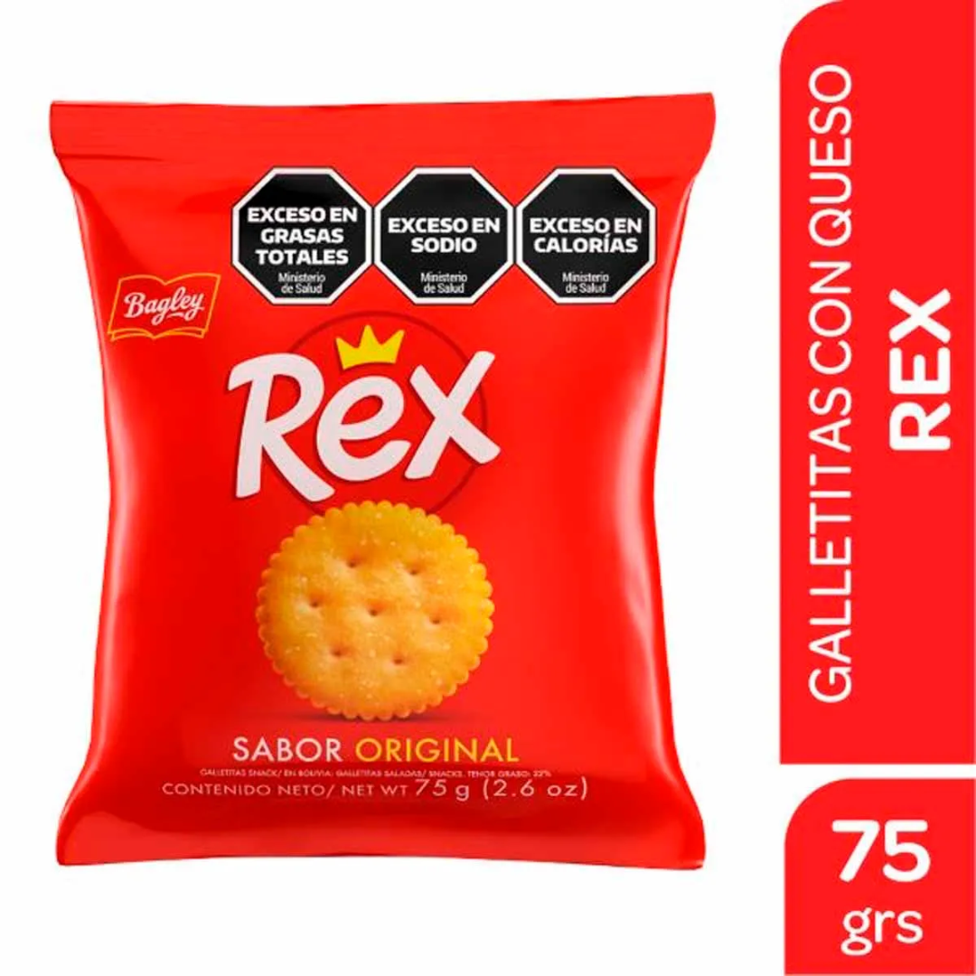 Galletitas Rex Original Bolsa 75g
