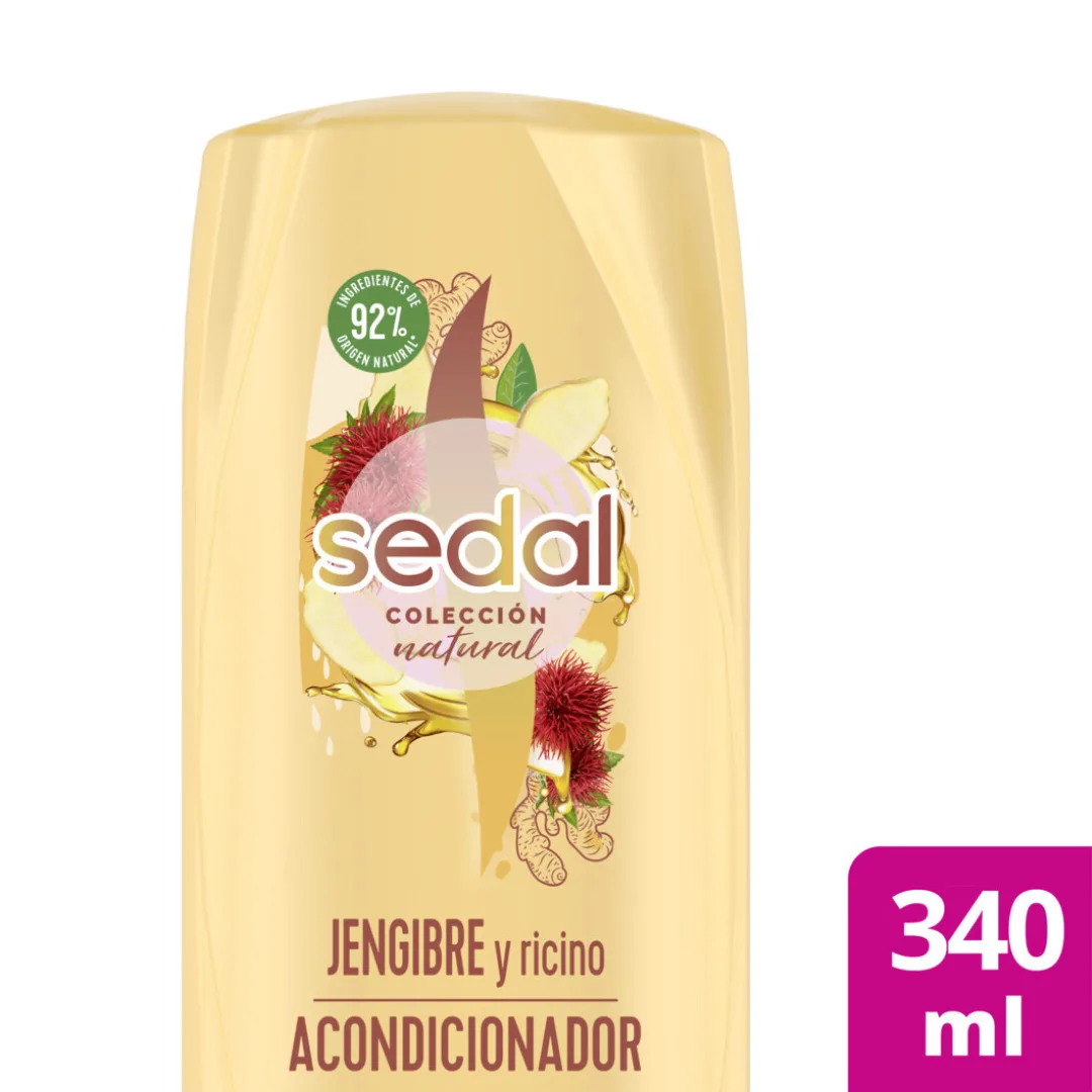 Sedal Colección Natural Jengibre y Ricino Acondicionador 340ml