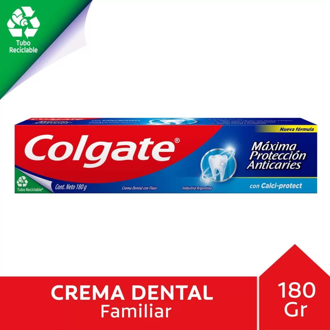 Colgate Crema Dental Máxima Protección Anticaries 180gr