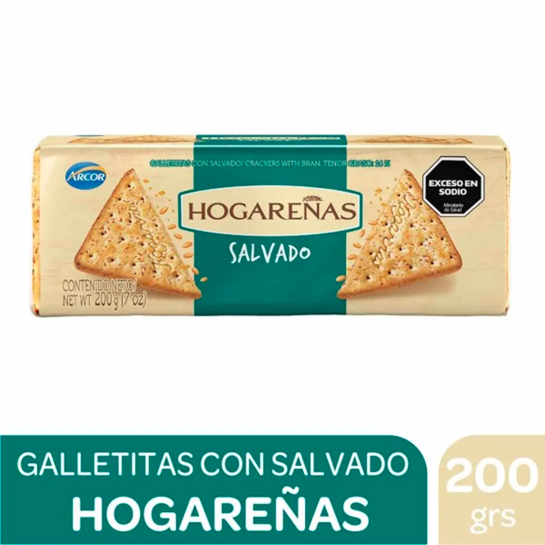 Galletitas Hogareñas Salvado 200g