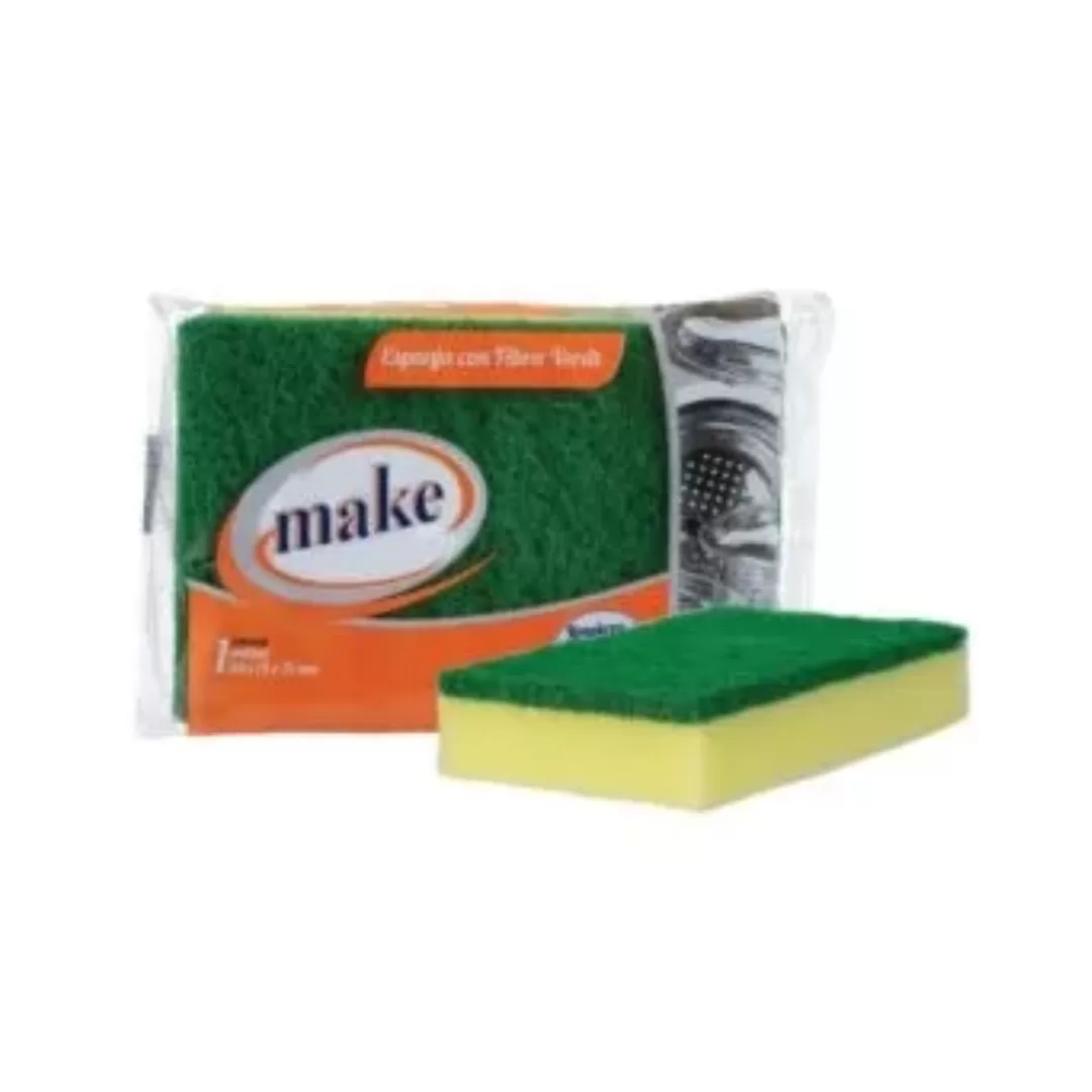 Make Esponja C/Fibra Verde de Poliamida