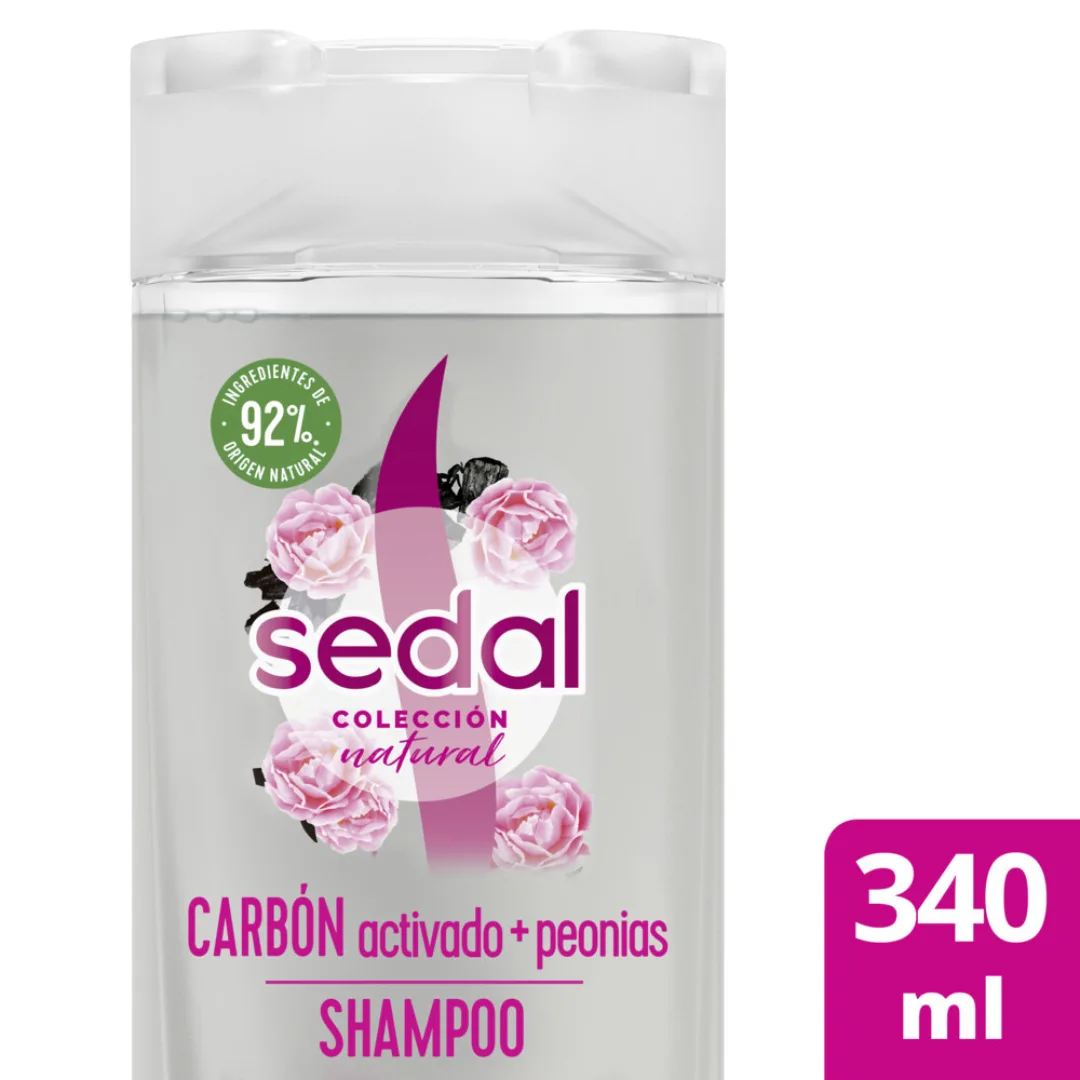 Shampoo Sedal Carbón Activado + Peonias 340ml