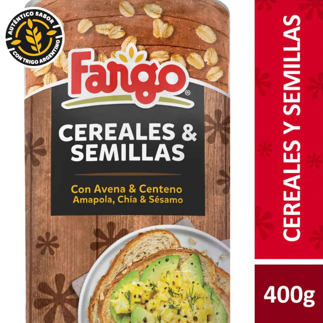 Pan Fargo Cereales y Semillas 400g