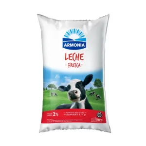 Leche Descremada Fresca Armonía sachet.