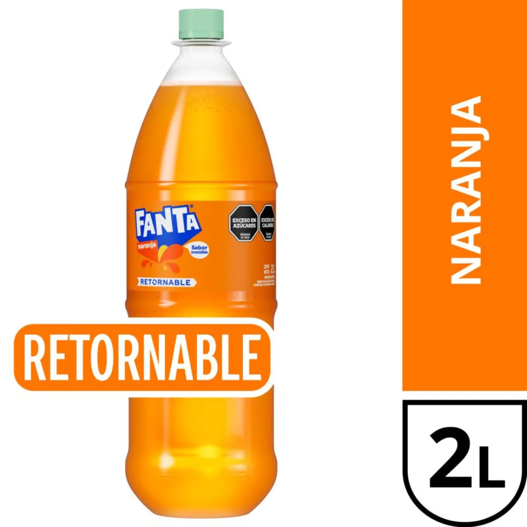 Gaseosa FANTA Naranja 2L