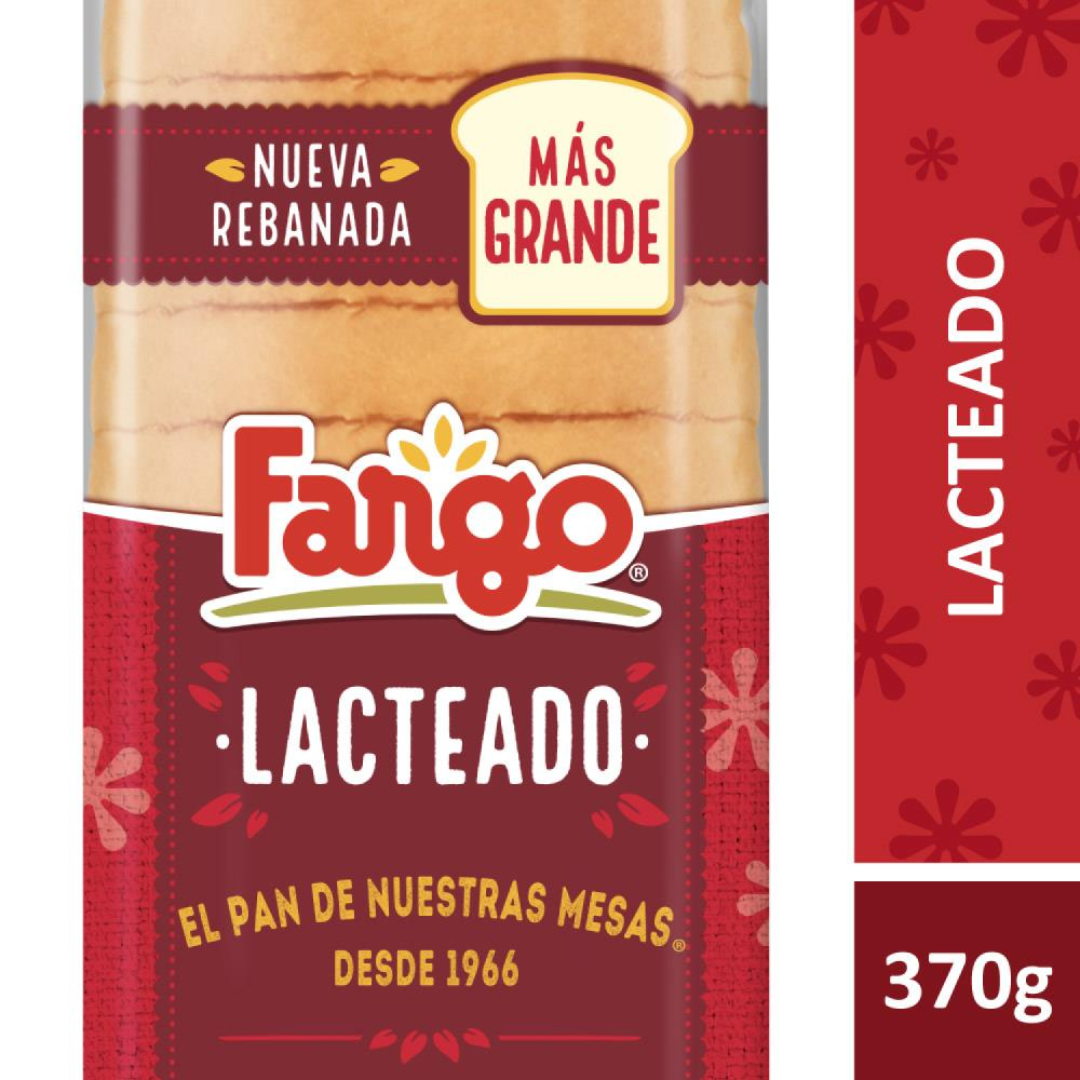 Pan Lacteado Fargo 370g