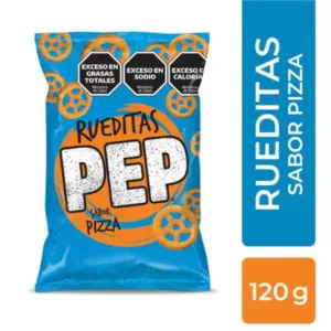 Snack Sabor A Pizza PEP Rueditas 120g