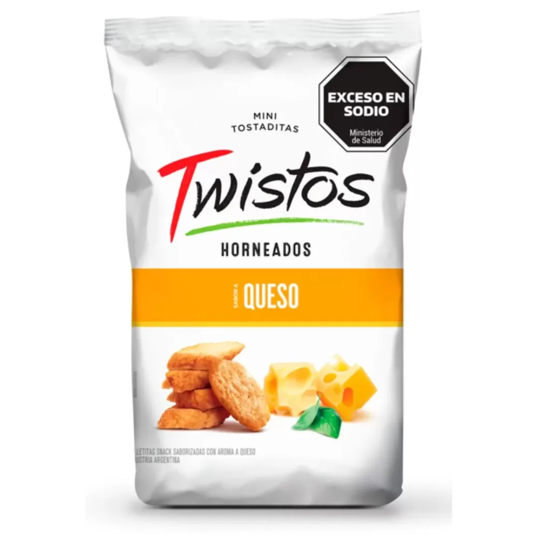 Mini Tostadas De Queso Twistos 155g