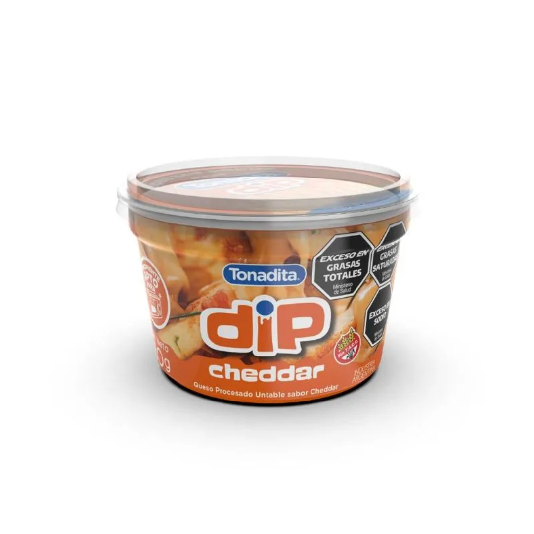 Queso Untable Dip Cheddar Tonadita 180gr