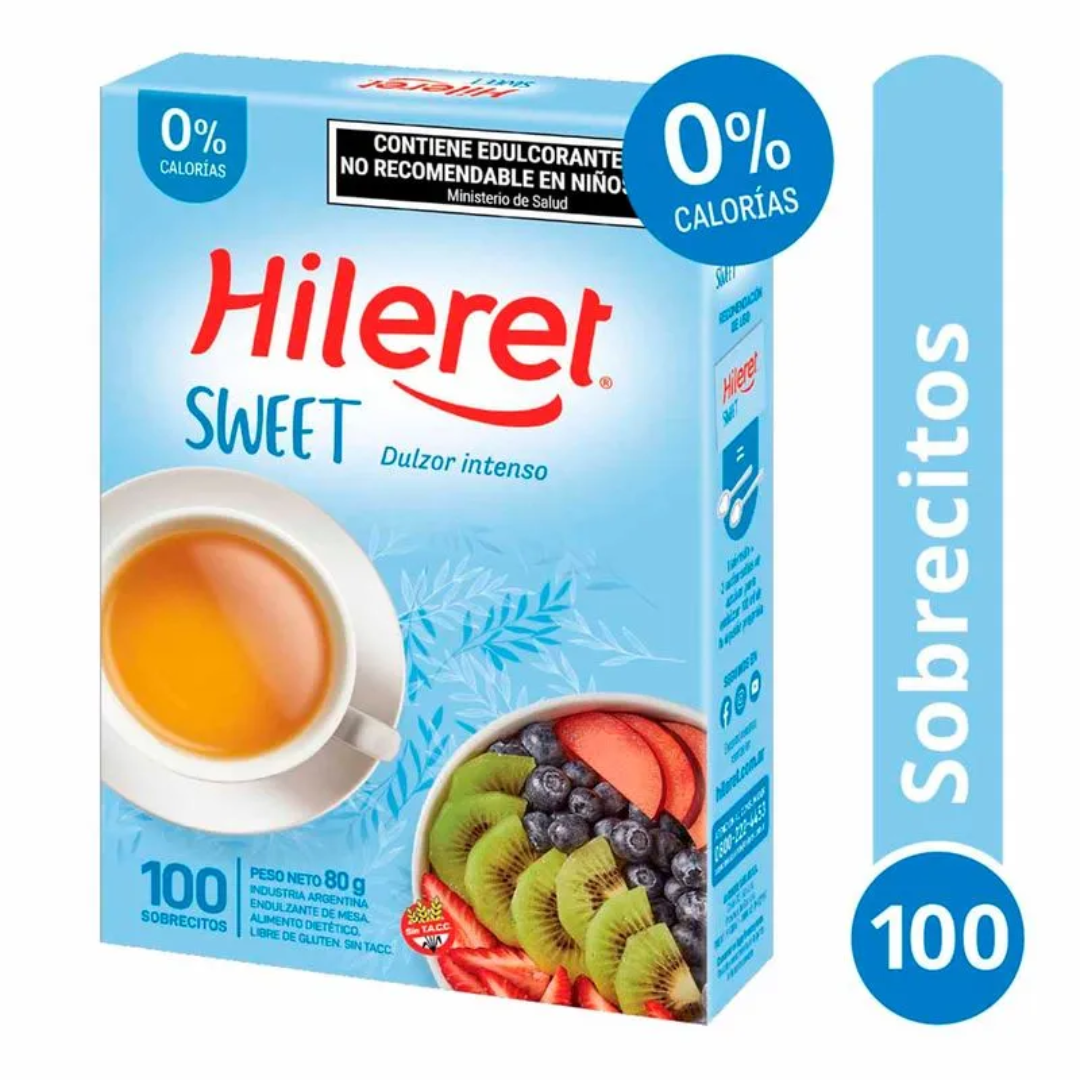 Edulcorante Hileret Sweet Caja Sobres 100und