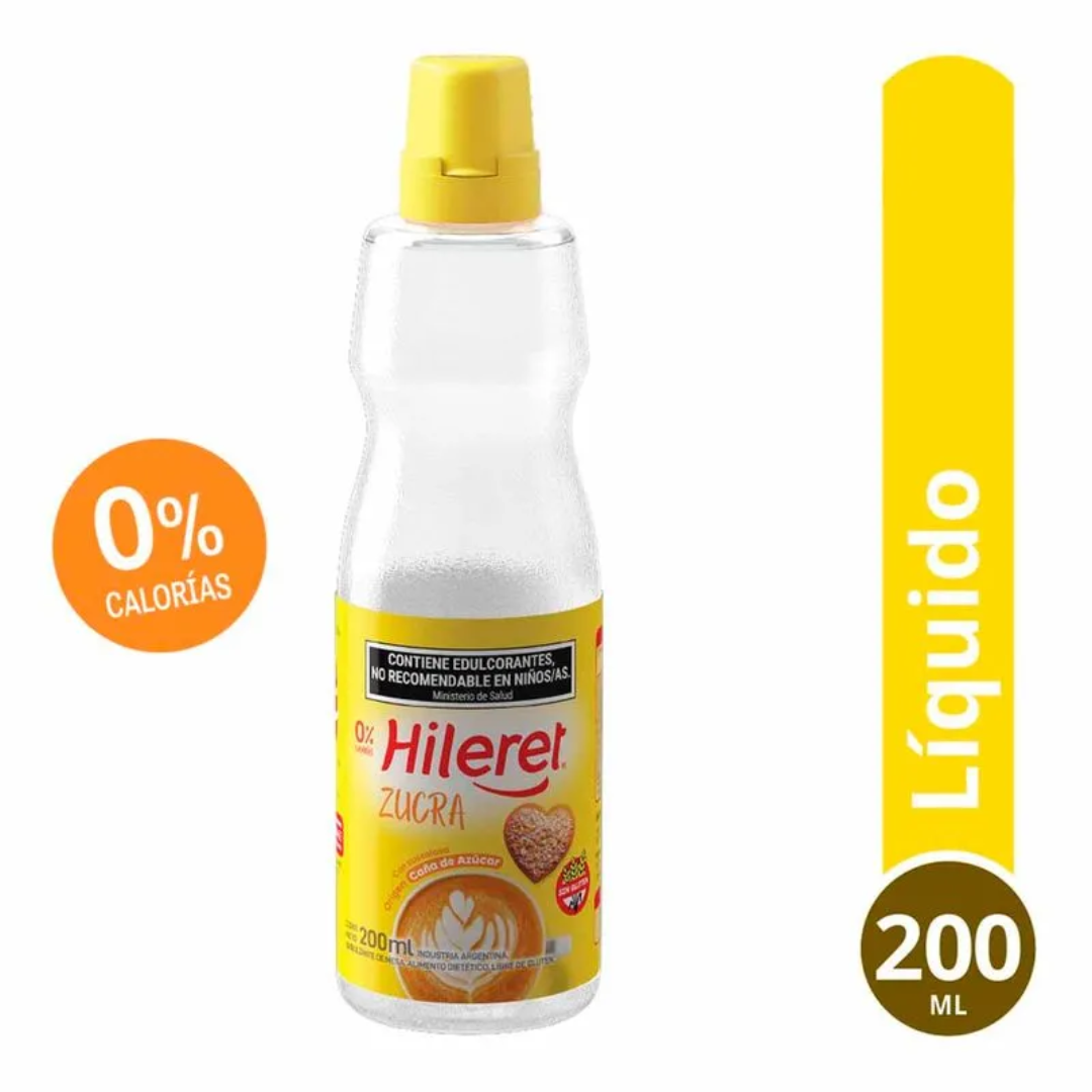 Edulcorante Hileret Zucra Liquido 200ml