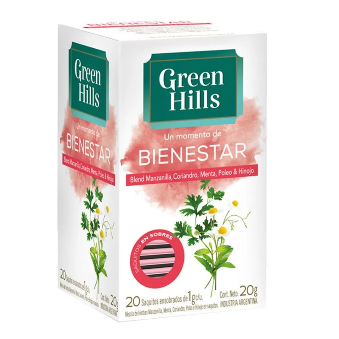 Té de Hierbas Bienestar Green Hills Caja 20und