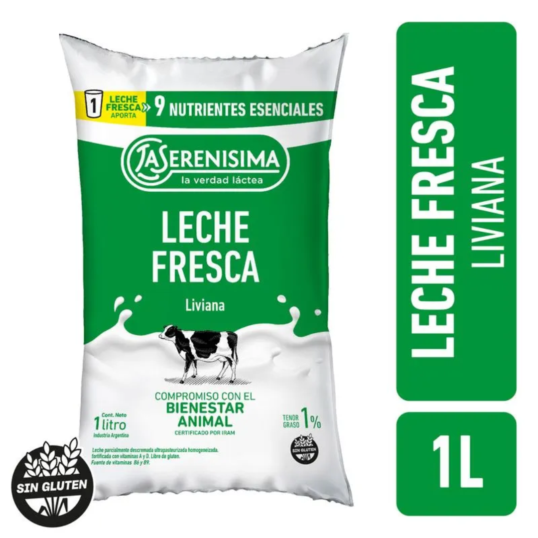 Leche Multidefensa 1% La Serenisima 1l