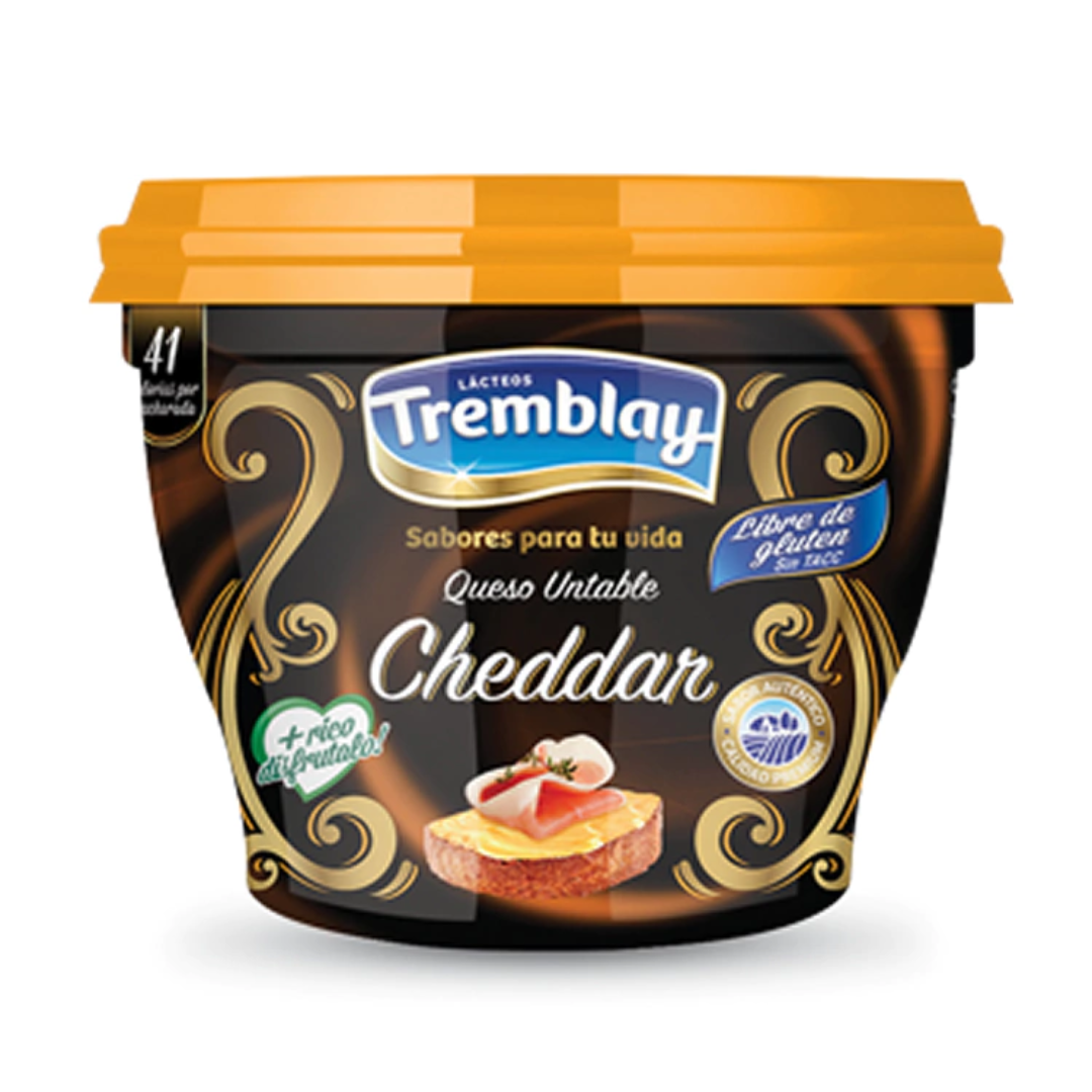 Queso Untable Tremblay Cheddar 190gr