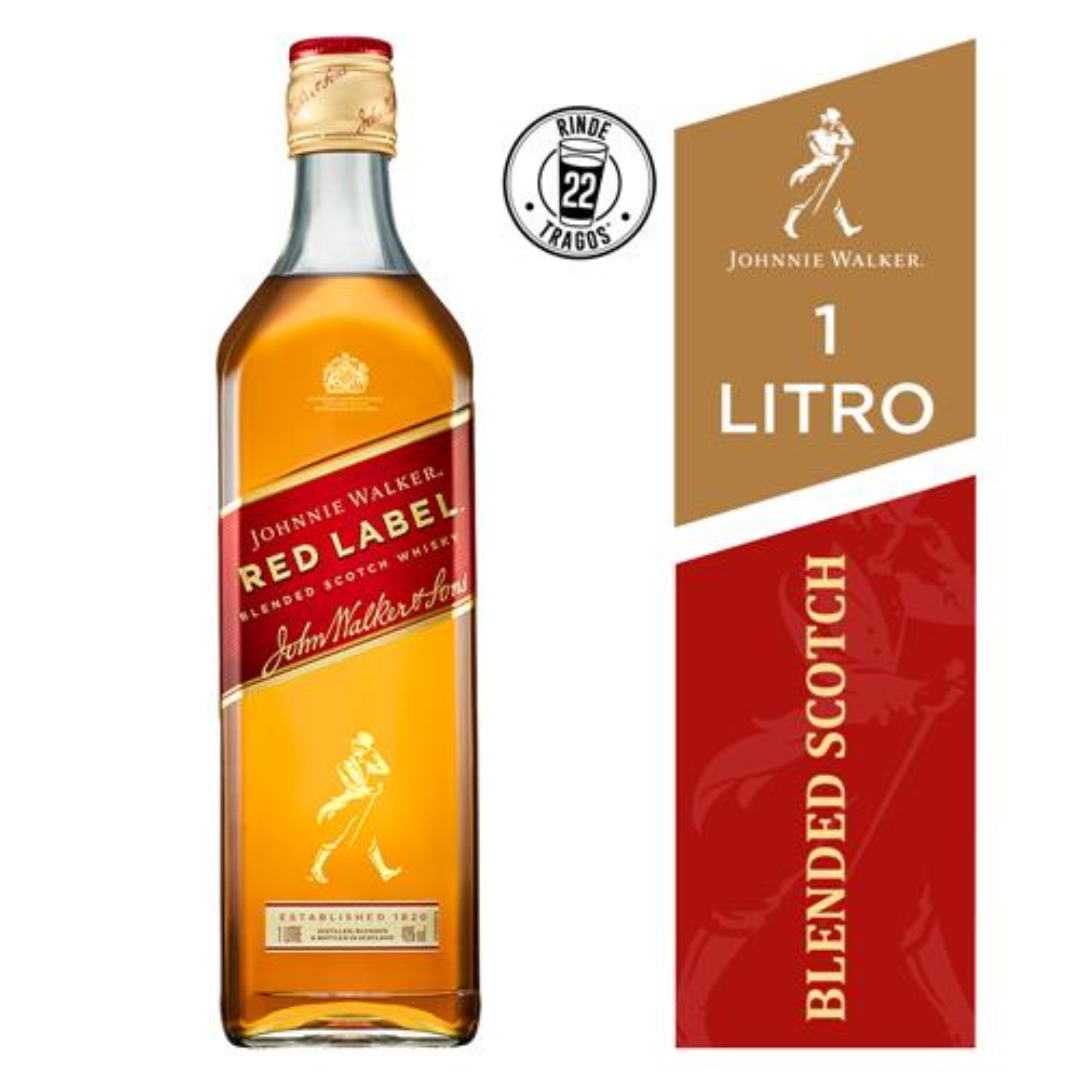 Whisky Johnnie Walker Red Label 1l