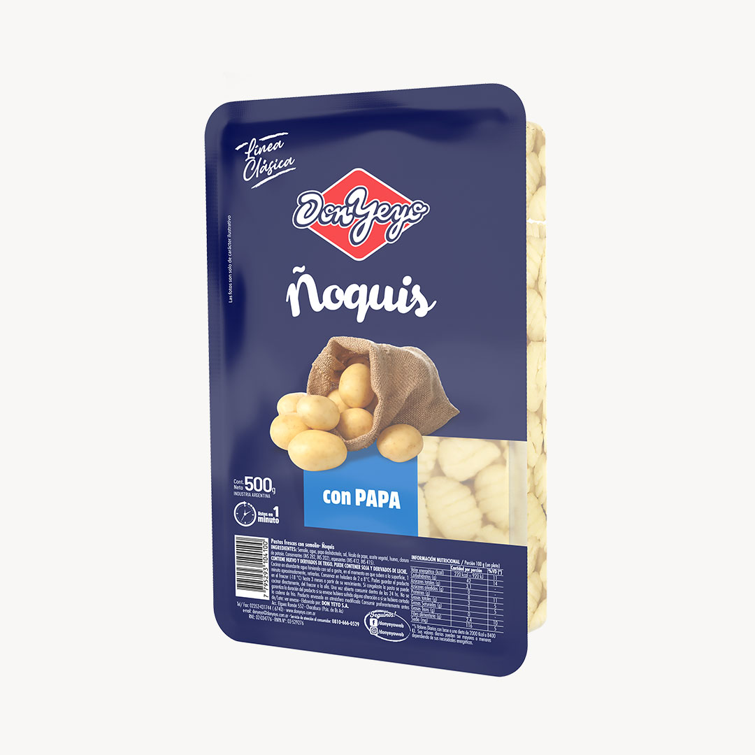 Ñoquis De Papa Don Yeyo 500gr