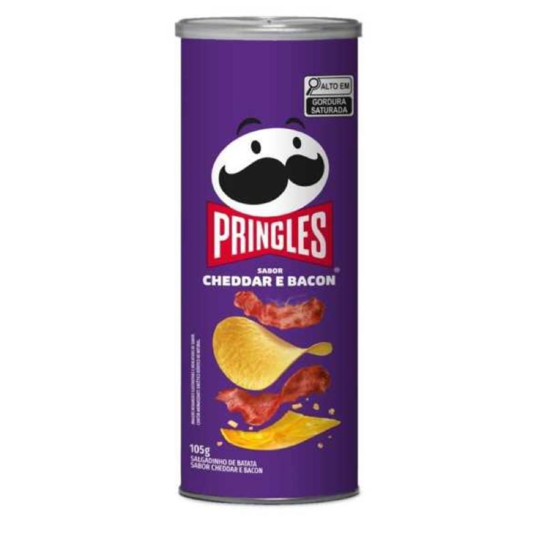 Pringles Papas Fritas Sabor Cheddar y Panceta 105gr