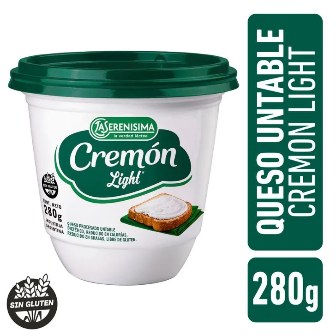 Queso Untable La Serenísima Cremón Light 280gr