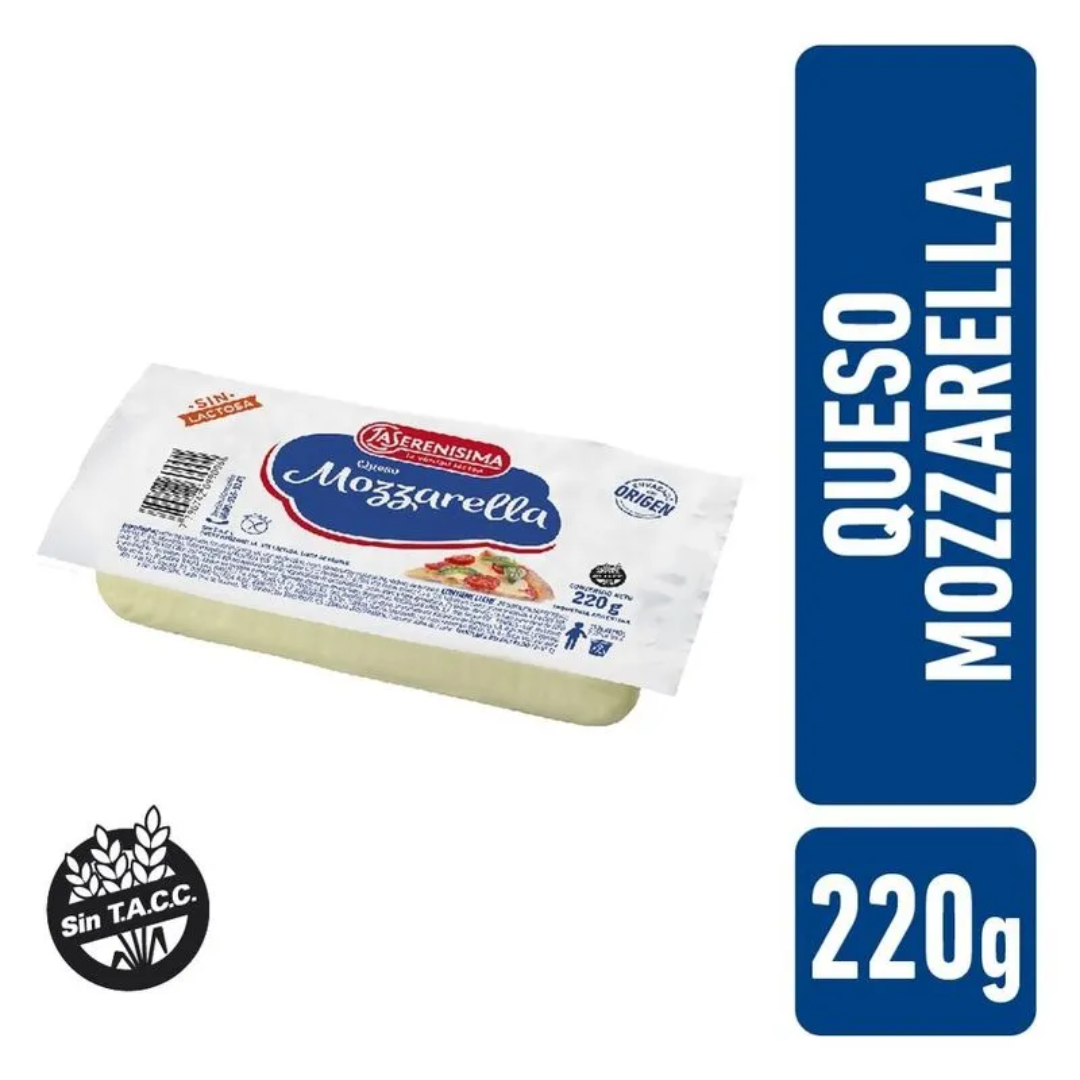 Queso la Serenisima Mozzarella 220gr