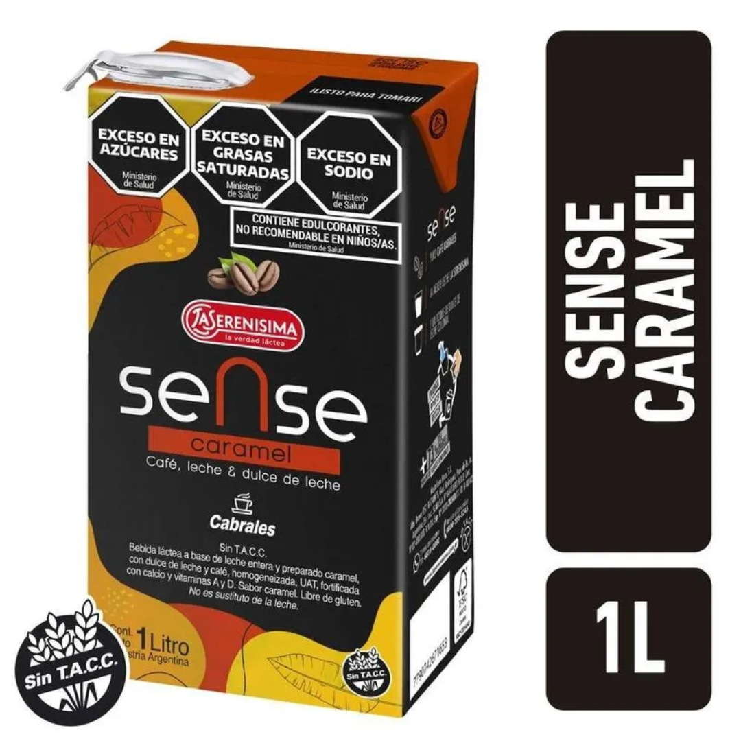 Bebida Lactea la Serenisima Sense Caramelo 1l