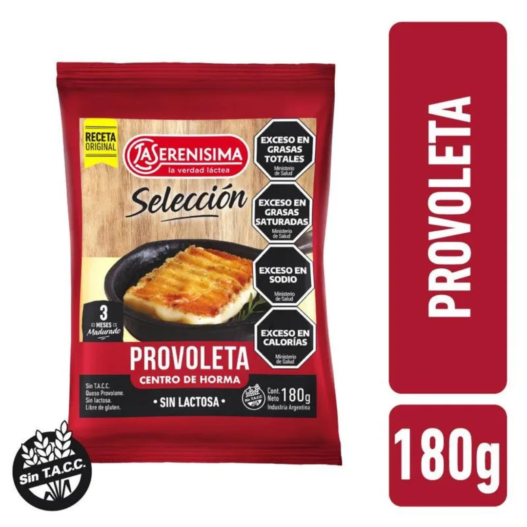 Queso Provoleta Sin Lactosa La Serenisima 180gr