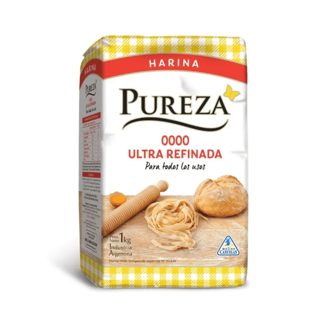 Harina Pureza 0000 Ultra Refinada 1kg