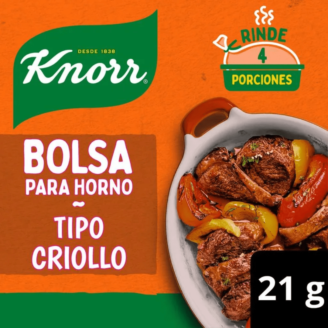 Condimento Sabor al Horno Knorr Tipo Criollo 21gr