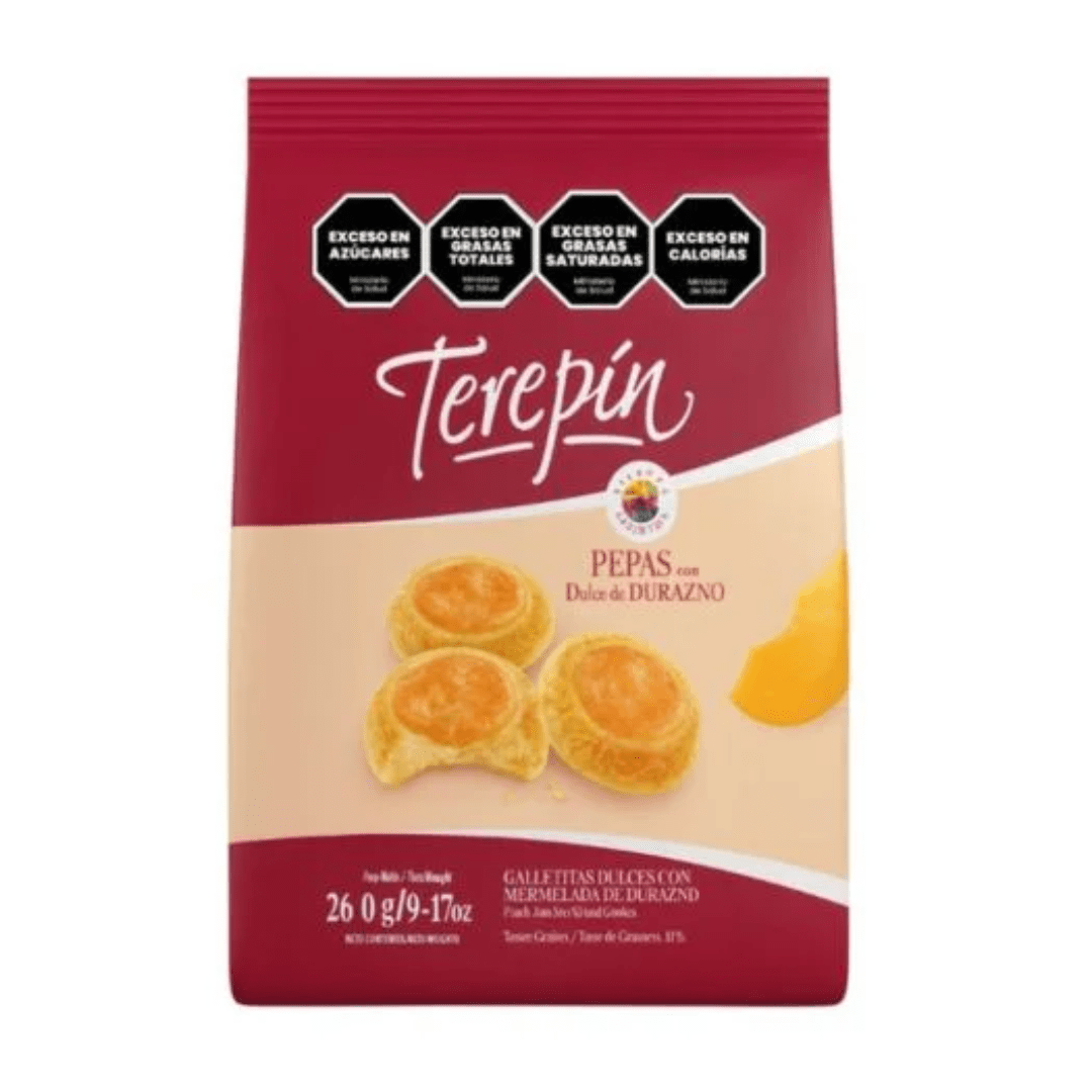 Galletitas Terepin Pepas Durazno 260gr