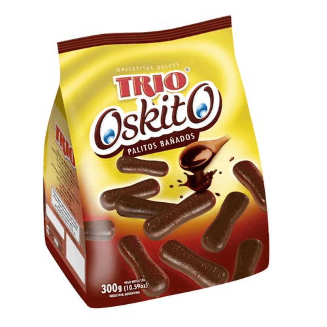 Palitos Bañados C/choc Trio Paq 300gr