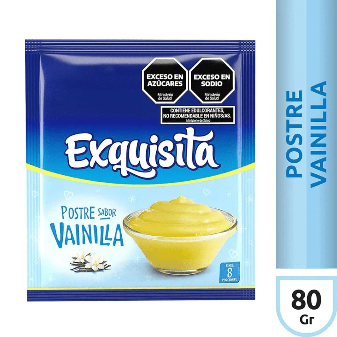 Postre Vainilla Exquisita 80gr