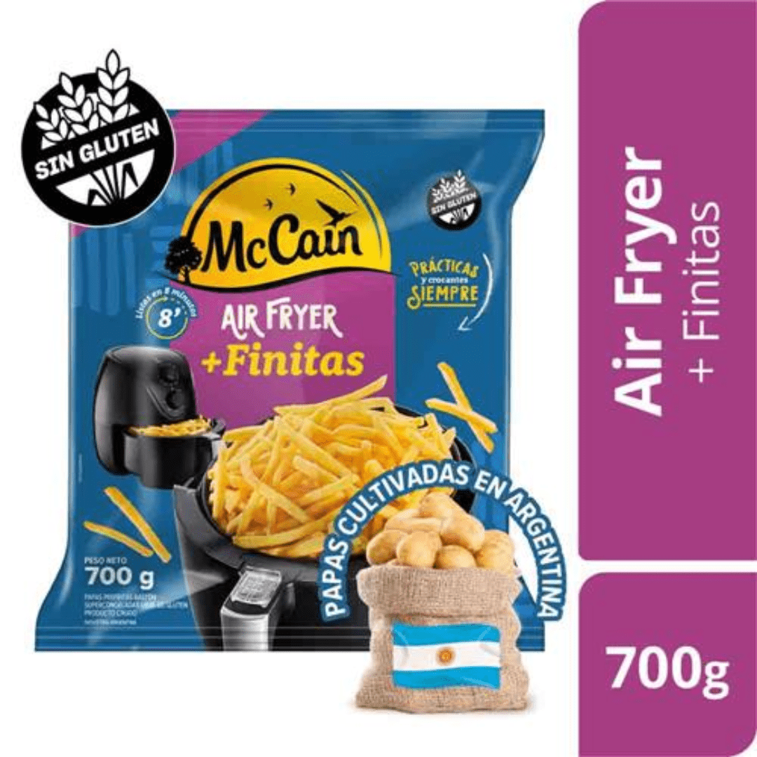 Papas Air Fryer Mas Finitas Mccain 700gr