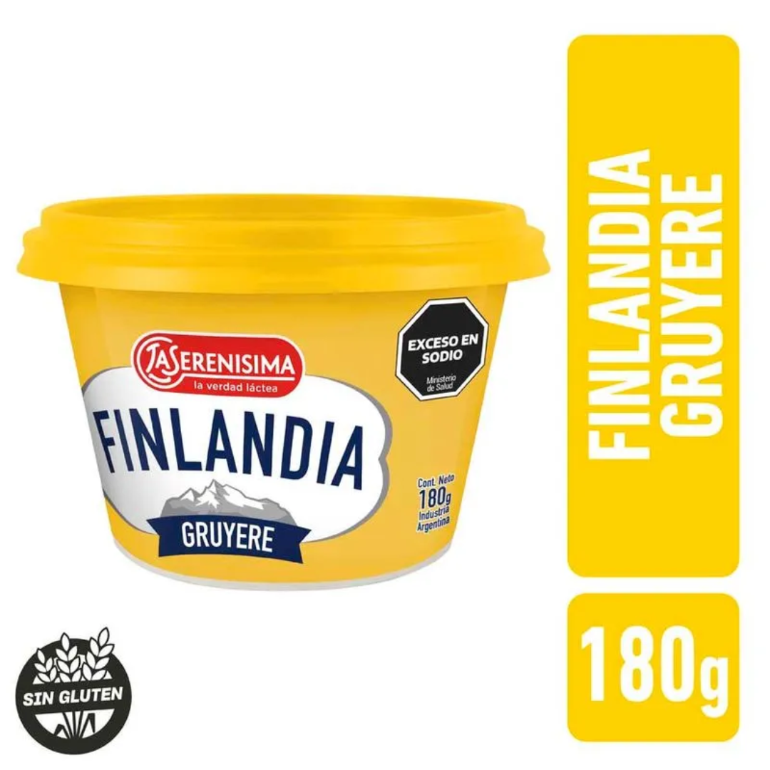 Queso Untable Gruyere Finlandia 180gr